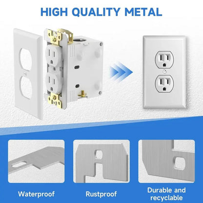 🔧 Premium Galvanized Metal Outlet Spacers – Secure & Level Your Electrical Outlets Easily! ⚡️🛠️