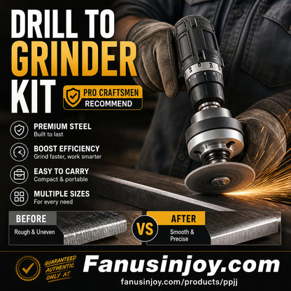 🏭Factory Special 🔥50% Off！🛠️Faster, smoother and easier to use！Heavy Duty Drill to Angle Grinder Adapter
