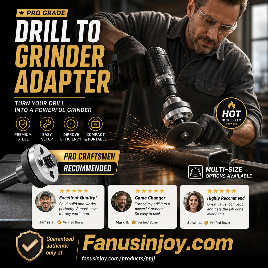 🏭Factory Special 🔥50% Off！🛠️Faster, smoother and easier to use！Heavy Duty Drill to Angle Grinder Adapter