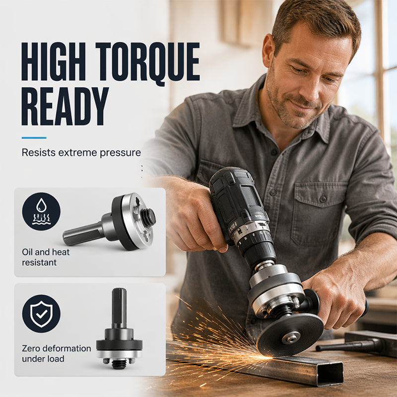 🏭Factory Special 🔥50% Off！🛠️Faster, smoother and easier to use！Heavy Duty Drill to Angle Grinder Adapter