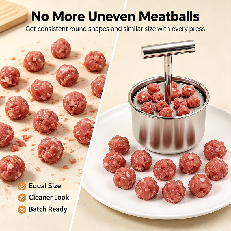 🥩Meatball Maker Spoon – Stainless Steel, Non-Stick, Perfect Homemade Meatballs