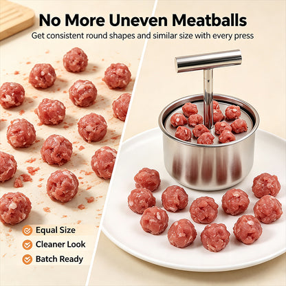 🥩Meatball Maker Spoon – Stainless Steel, Non-Stick, Perfect Homemade Meatballs