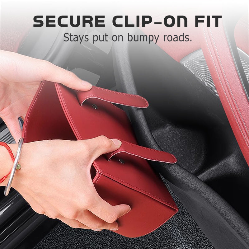 🚗 45% OFF! Leather Car Door Cup Holder – Wide‑mouth opening, easy reach for drinks & phone. Clip‑on secure fit. PU leather, tough & stylish. 🛡️✨