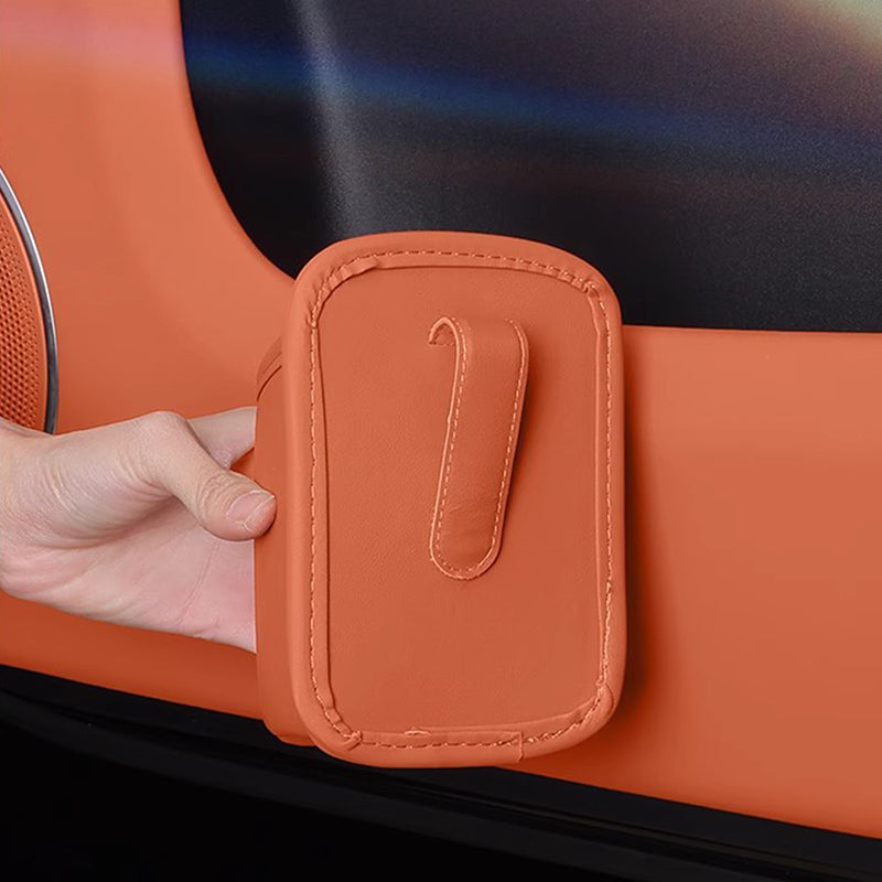 🚗 45% OFF! Leather Car Door Cup Holder – Wide‑mouth opening, easy reach for drinks & phone. Clip‑on secure fit. PU leather, tough & stylish. 🛡️✨