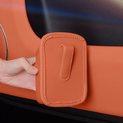 🚗 45% OFF! Leather Car Door Cup Holder – Wide‑mouth opening, easy reach for drinks & phone. Clip‑on secure fit. PU leather, tough & stylish. 🛡️✨