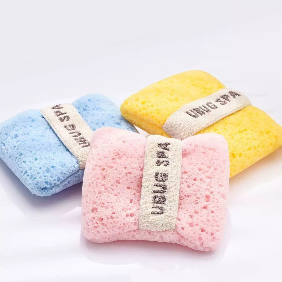 🔥LAST DAY 50% OFF🛒🧽 2-Pack Soft Bath Sponge with Soap Pocket | Quick Foaming Shower Scrub Sponge for Smooth Skin & Daily Body Cleaning ✨
