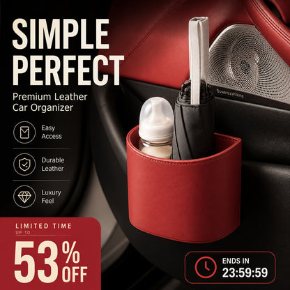 🚗 45% OFF! Leather Car Door Cup Holder – Wide‑mouth opening, easy reach for drinks & phone. Clip‑on secure fit. PU leather, tough & stylish. 🛡️✨