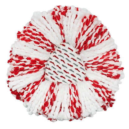 Mop Head Replacement – Built-In Red Scrub Pads For 40% Faster Deep Cleaning